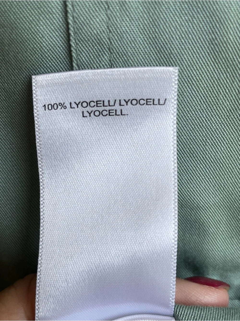 Lucky Brand Sage Green Button Front Ling Sleeve Shirt.
